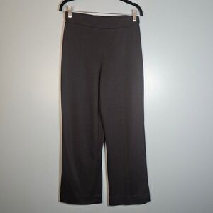Briggs New York Black Stretch Pants Size S Ponte Knit Elastic Waist